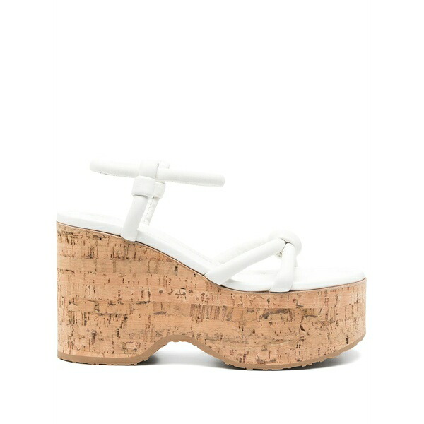 ジャンヴィト ロッシ レディース サンダル シューズ 110粍 leather sandals White