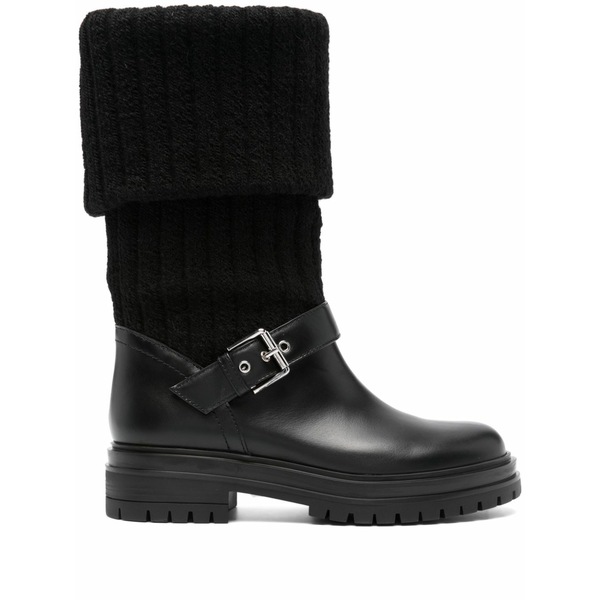 ジャンヴィト ロッシ レディース ブーツ シューズ Buckle-detail boots Black