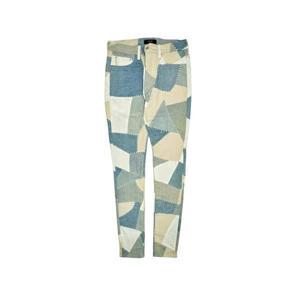 アミリ メンズ デニムパンツ ボトムス Patchwork jeans Blue|asty