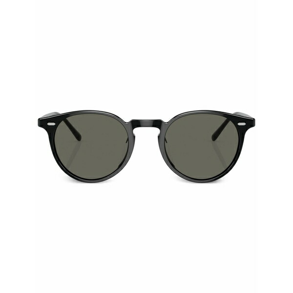 オリバーピープルズ メンズ サングラス・アイウェア 付属物 Round-frame tinted-lenses sunglasses  Black