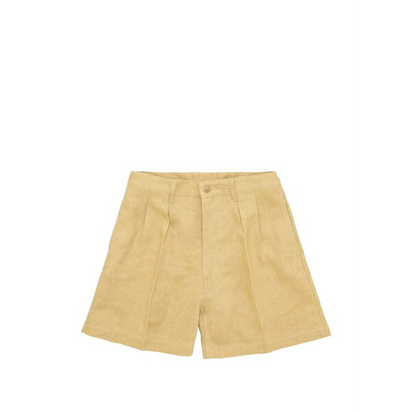 フォルテラ メンズ 心地好いズボン下 ボトムス Pleated bermuda shorts Neutrals