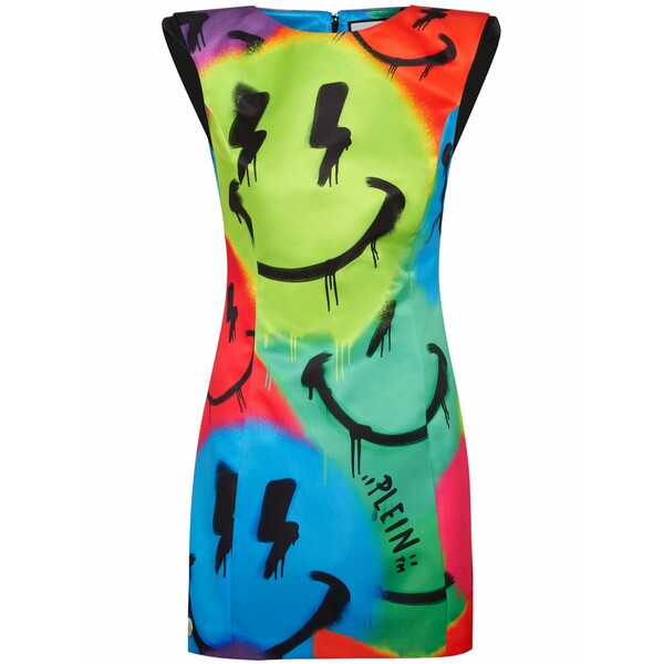 フィリップ飾り気の無い レディース 衣装 トップス All-over graphic-print mini dress Yellow