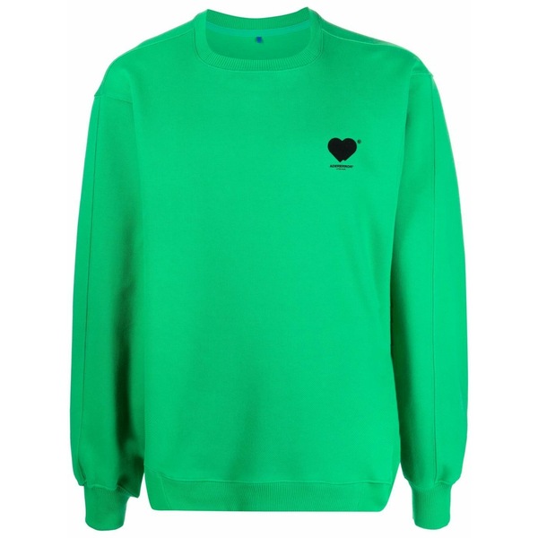 アーダーエラー メンズ パーカー・スウェットシャツ アウター Logo-print sweatshirt Green