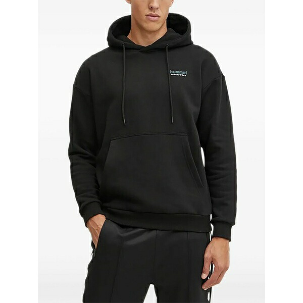 ヒュンメル メンズ パーカー・スウェットシャツ アウター Long-sleeve hoodie Black