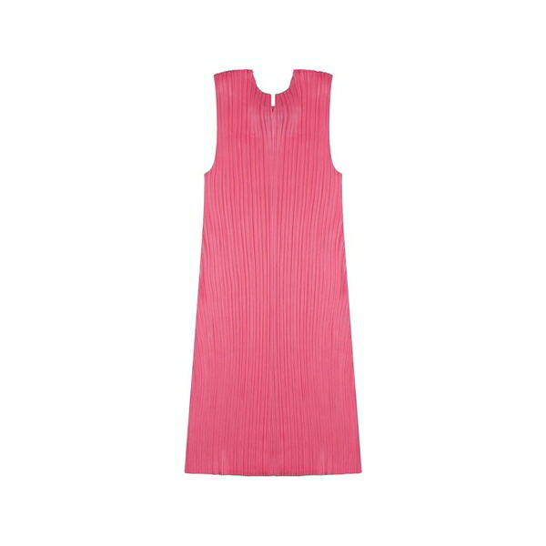 筋目 プリーズ イッセイ ミヤケ レディース カットソー トップス March sleeveless top Pink