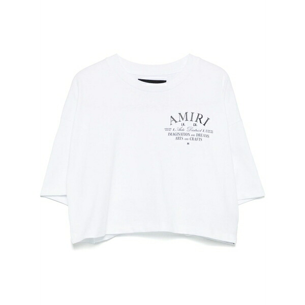 アミリ レディース ティーシャツ トップス Arts district t-shirt White