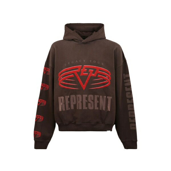 リプレゼント メンズ パーカー・スウェットシャツ アウター Legacy tour hoodie Brown