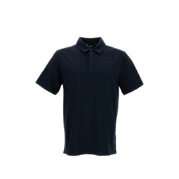 ケイウェイ メンズ ポロシャツ トップス Viggo logo-patch polo shirt Blue｜asty 18,115円