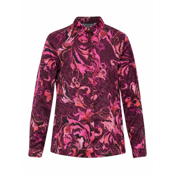 呼びりん探し回る レディース プルオーバー トップス Baroque-print long-sleeve shirt Pink