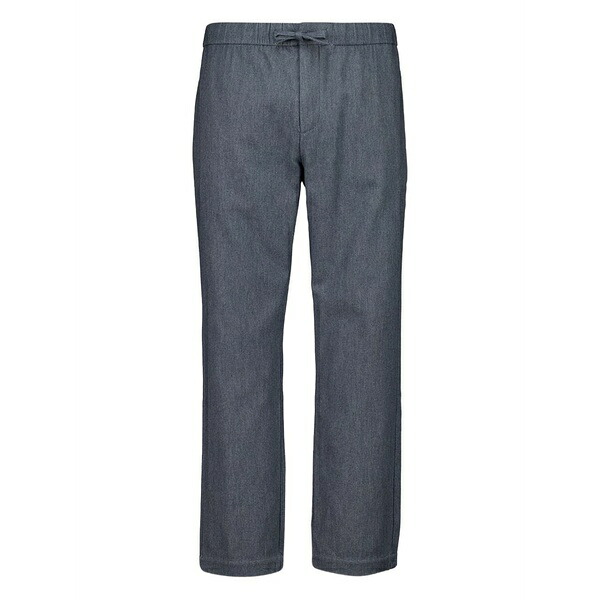 フレスコボールカリオカ メンズ 心地よいズボン下 ボトムス Oscar herringbone-pattern trousers Blue
