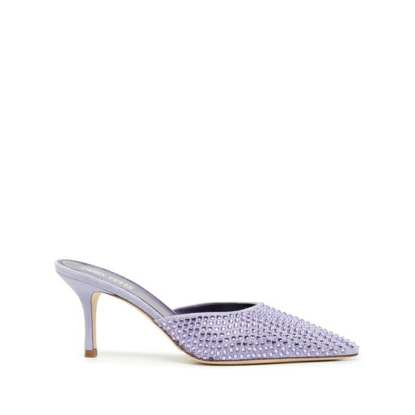 光の都市一つ星の州 レディース サンダル シューズ Hollywood 75粍 crystal-embellished mules Purple