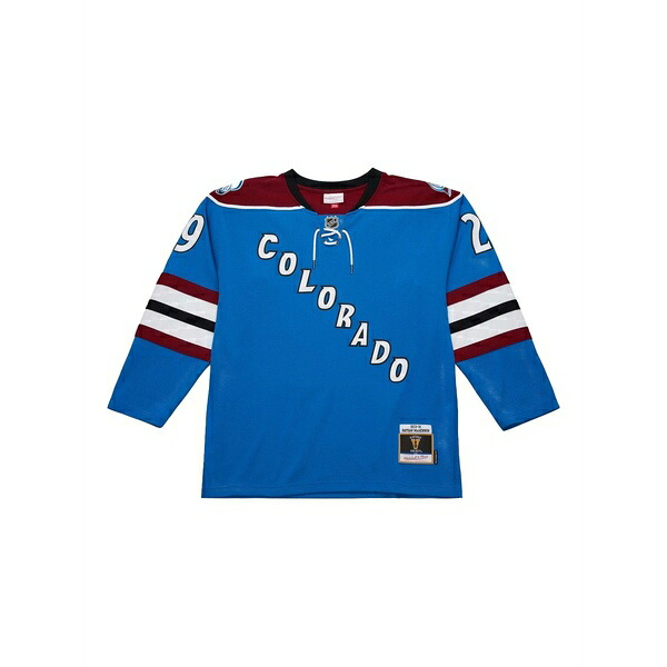 ミッチェル\u0026ネス メンズ プルオーバー トップス X nhl colorado avalanche 2013-14 nathan mackinnon t-shirt Blue