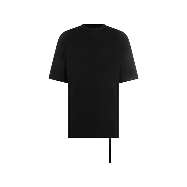 リックオウエンス メンズ プルオーバー トップス Black t-shirt Black