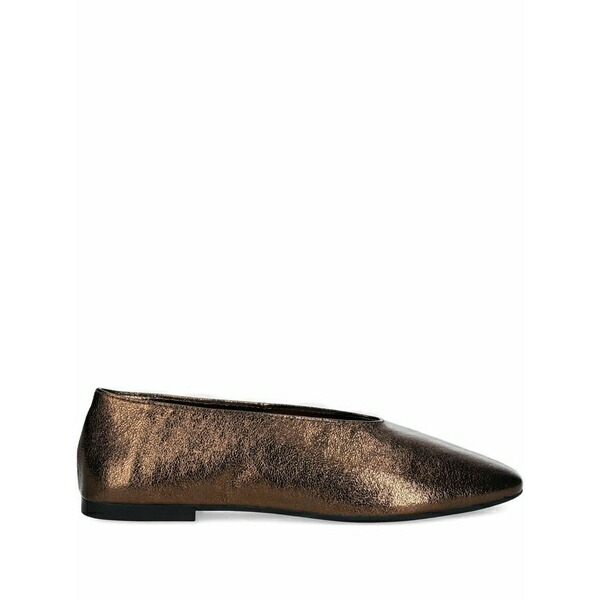ジェフリー キャンベル レディース サンダル シューズ Fathom metallic-leather ballet flats Brown