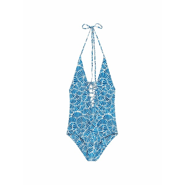 マリパルミ レディース 衣裳 トップス Tie-fastening swimsuit Blue