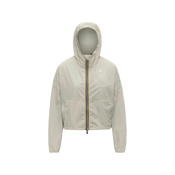 ケイ通い路 レディース 上衣＆上衣 アウター Zip-up cropped jacket Neutrals