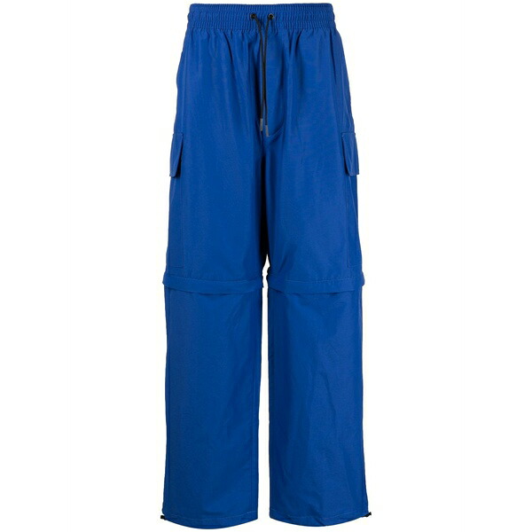 棲み家 稲荷 メンズ 心地好いズボン下 ボトムス Water-resistant convertible track pants Blue