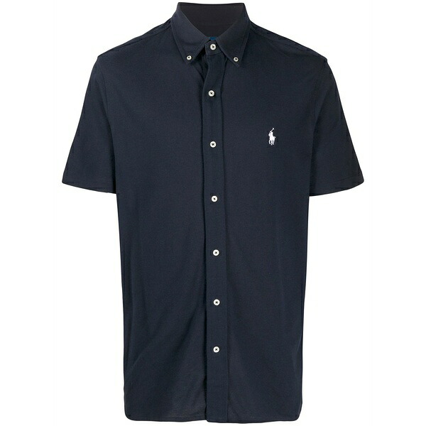 ラルフローレン メンズ スポーツシャツ トップス Buttoned polo shirt Blue