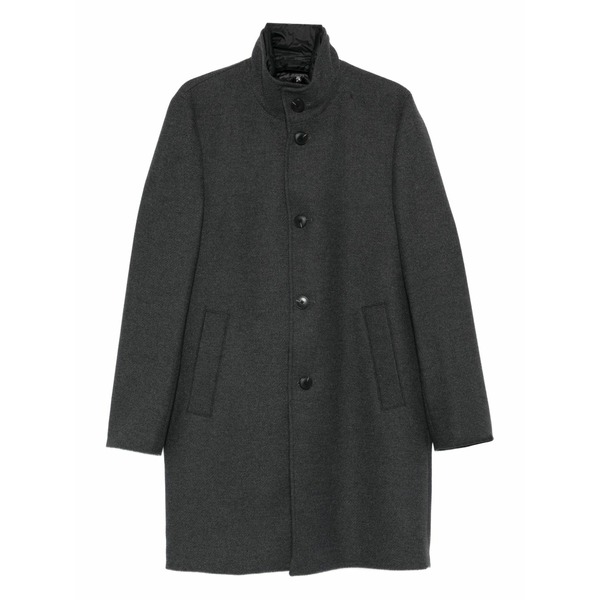 マルコポーロ メンズ 厚地の外套 アウター Button-up coat Grey