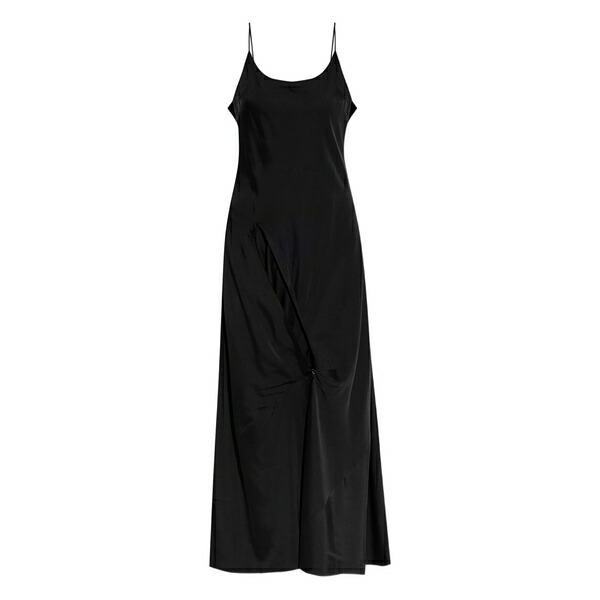 ヴェトモン レディース スコート ボトムス Draped asymmetrical dress Black