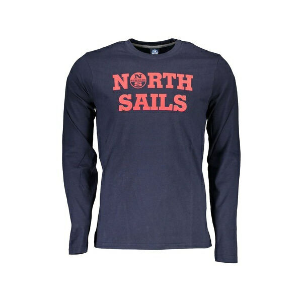 北の方大売り出し メンズ ティーシャツ トップス Logo-print long-sleeve t-shirt Blue