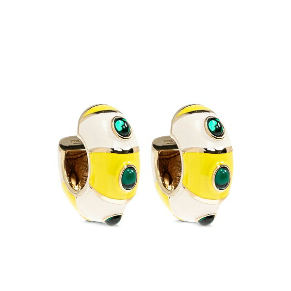 ジャクエムス レディース ピアス＆イヤリング アクセサリー Chunky hoop earrings Gold｜asty