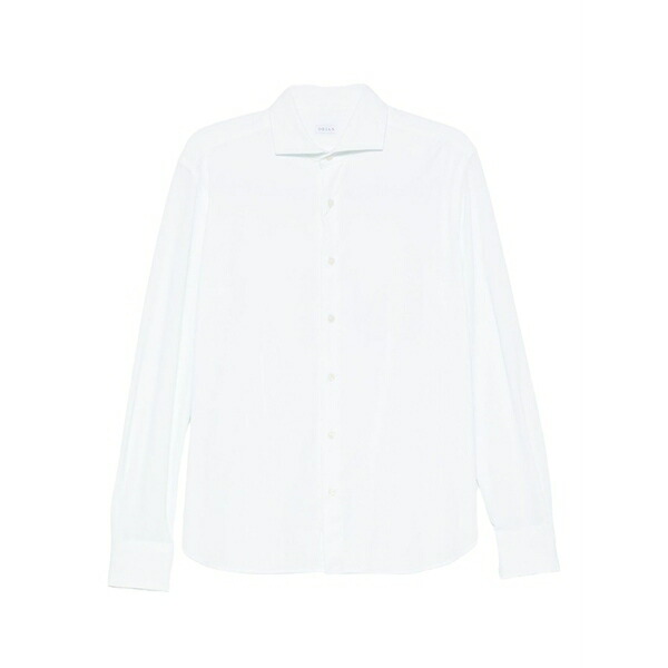 オリアン メンズ プルオーバー トップス Long sleeve shirt White