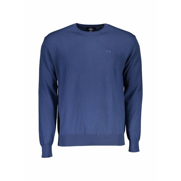 ラ マルティーナ メンズ 編み物\u0026プルオーバー アウター Constantino sweater  Blue