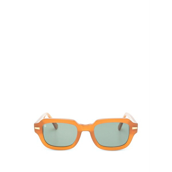 カイム メンズ サングラス・アイウェア 佩び物 Teo geometric-frame sunglasses Orange