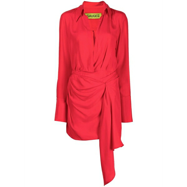 ゲージ81 レディース 衣裳 トップス Gravia silk mini dress Red