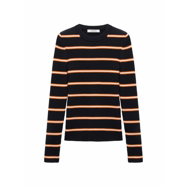 ドロシーシューマッハ レディース ニット&セーター アウター Striped-pattern sweater Blue｜asty