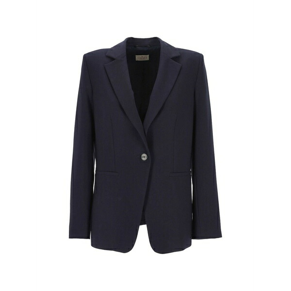 マレーラ レディース 上衣＆上衣 アウター Single-breasted lapel-neckline jacket Blue