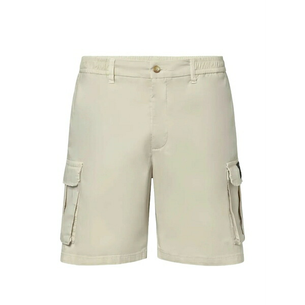 エコアルフ メンズ 心地よいズボン下 ボトムス Ethicargo cargo shorts Neutrals