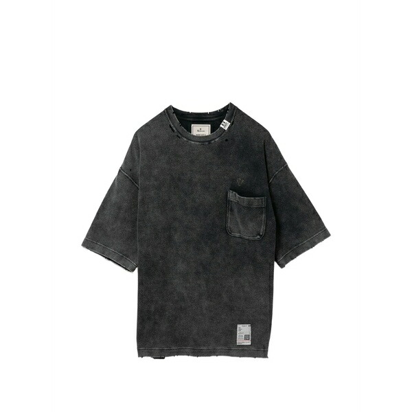ミハラヤスヒロ メンズ ティーシャツ トップス Logo-embroidered t-shirt  Grey