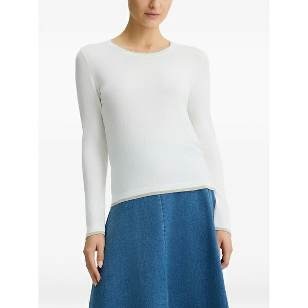 リュージョー レディース 編み物\u0026プルオーバー アウター Better sweater White
