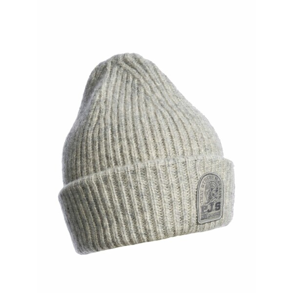 パラジャンパーズ メンズ 鳥打ち帽 付属物 Ribbed-knit beanie Grey