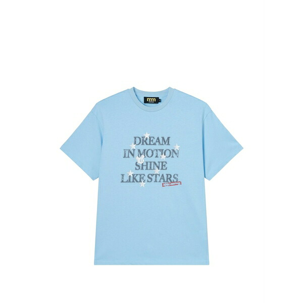 ミニ皮膚軟化剤 レディース プルオーバー トップス Slogan-print t-shirt Blue