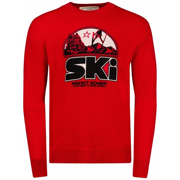 完備したちょっとの間 メンズ 編み物\u0026ティーシャツ アウター Adler sweater Red