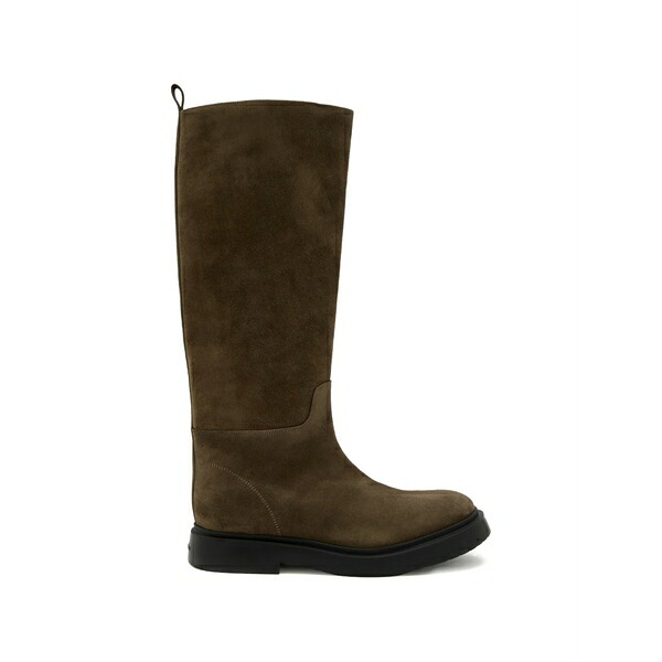 プロエンザショラー レディース ブーツ シューズ Bank suede knee boots Brown