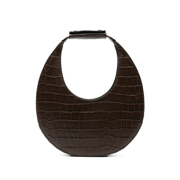 ステゥド レディース トートバッグ 御徒面子 Moon tote bag Brown