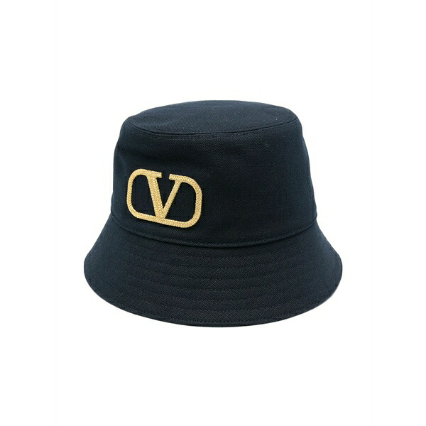 ヴァレンティノ ガラヴァーニ レディース かぶり笠 添え物 Vlogo bucket hat Blue