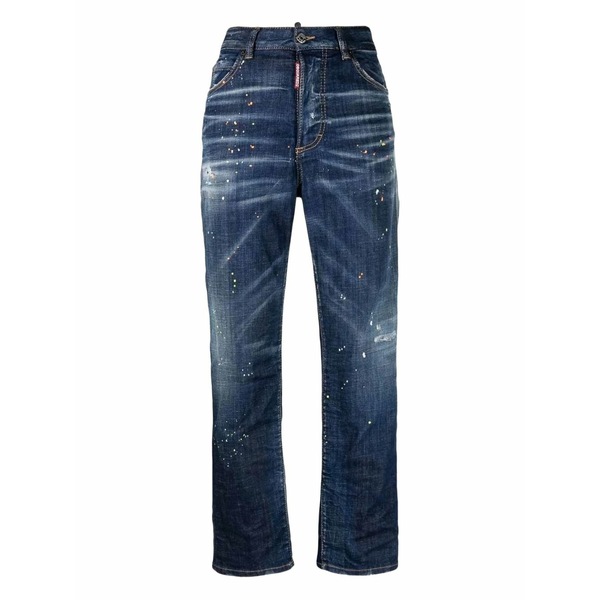 ディースクエアード レディース ジーンズズボン下 ボトムス Dan tapered jeans Blue
