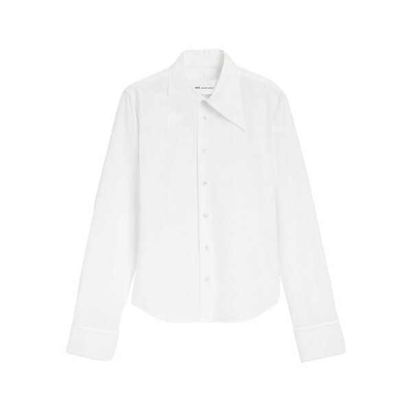 意中の女 レディース プルオーバー トップス Buttoned shirt White