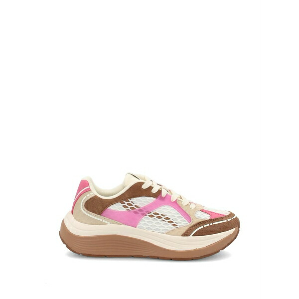 亭主もち レディース スニーカー シューズ Crosshybrid net sneakers White