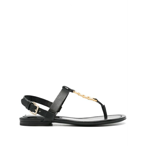 ヴィクトリア ベッカム レディース サンダル シューズ Chain-embellished sandals Black