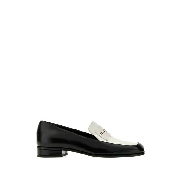 ジバンシー レディース スリッポン・ローファー シューズ Tux bicolor leather loafers Black