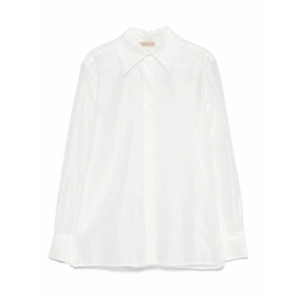 ブランカ ヴィータ レディース プルオーバー トップス Long sleeve shirt White