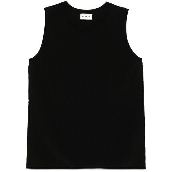 パロッシュ レディース カットソー トップス Sweet tank top Black