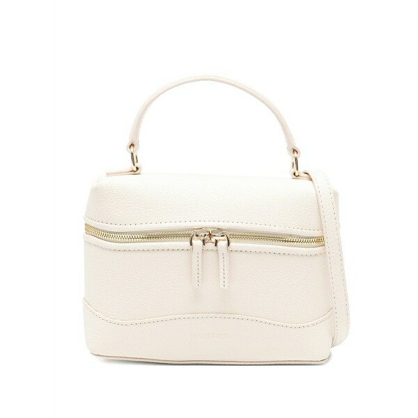 真砂ロ レディース ショルダーバッグ 御徒面子 Grained leather zip-fastening shoulder bag Neutrals