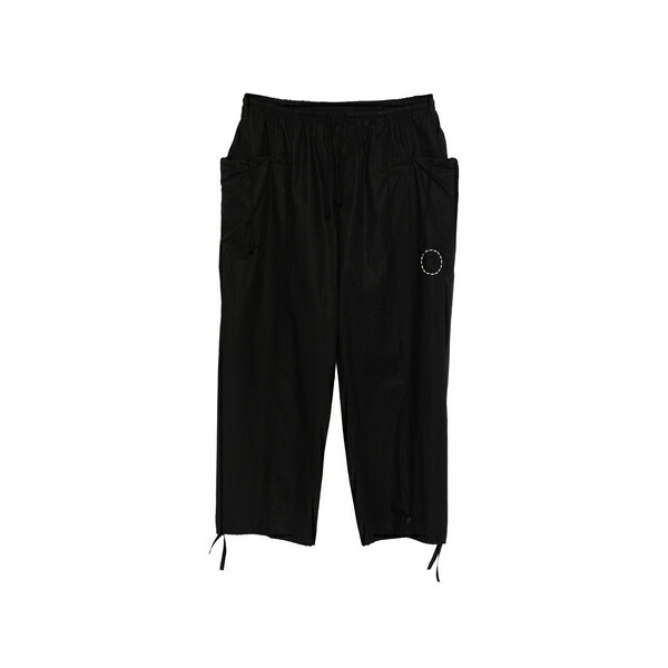 クレイグ緑であること メンズ 心地好いズボン下 ボトムス Drawstring-fastening trousers Black